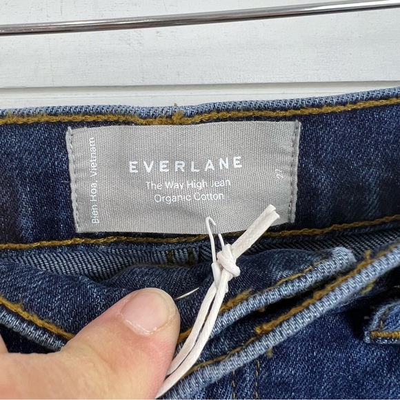 NEW EVERLANE 27 The Way-High Organic Jean Vintage Indigo - Picture 6 of 14